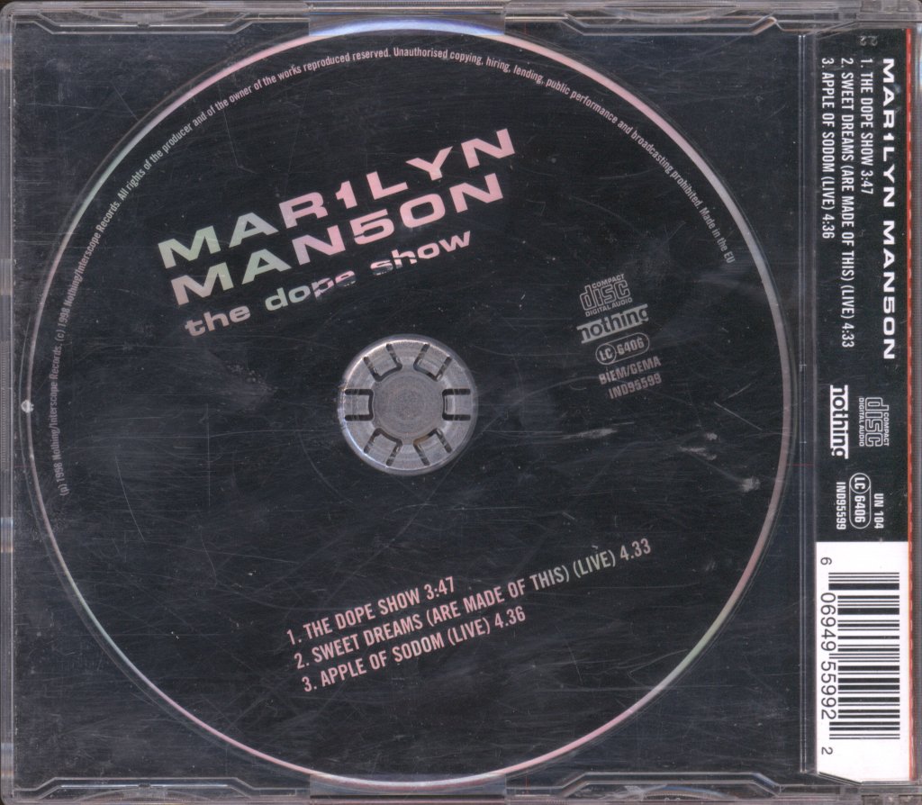 Marilyn Manson - Dope Show - Cd