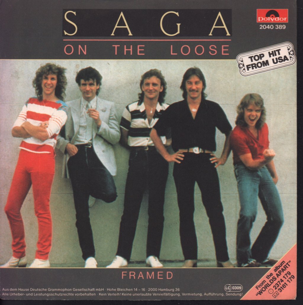 Saga (Rock Group) - On The Loose - 7 Inch