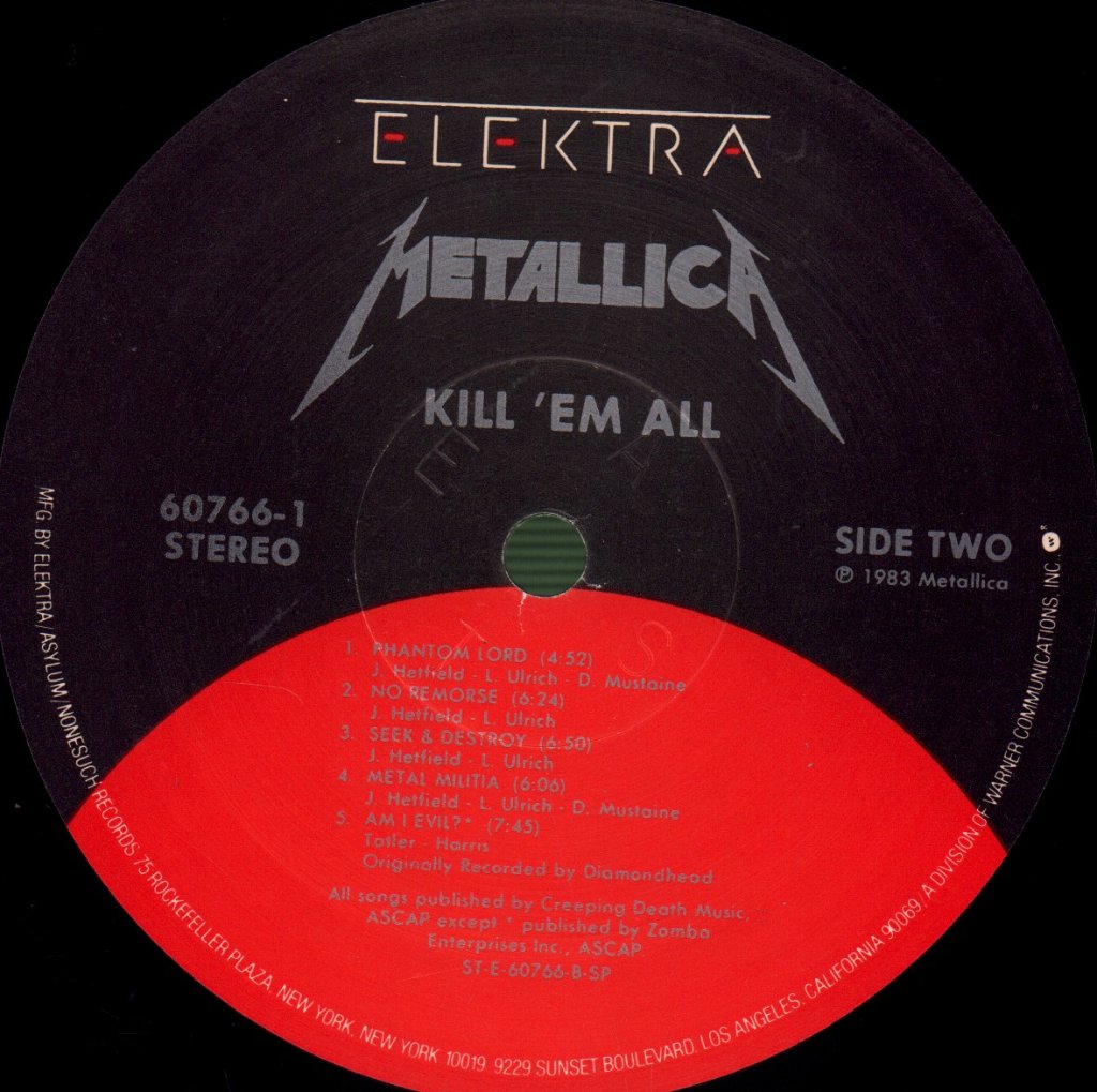 Metallica - Kill 'Em All - Lp