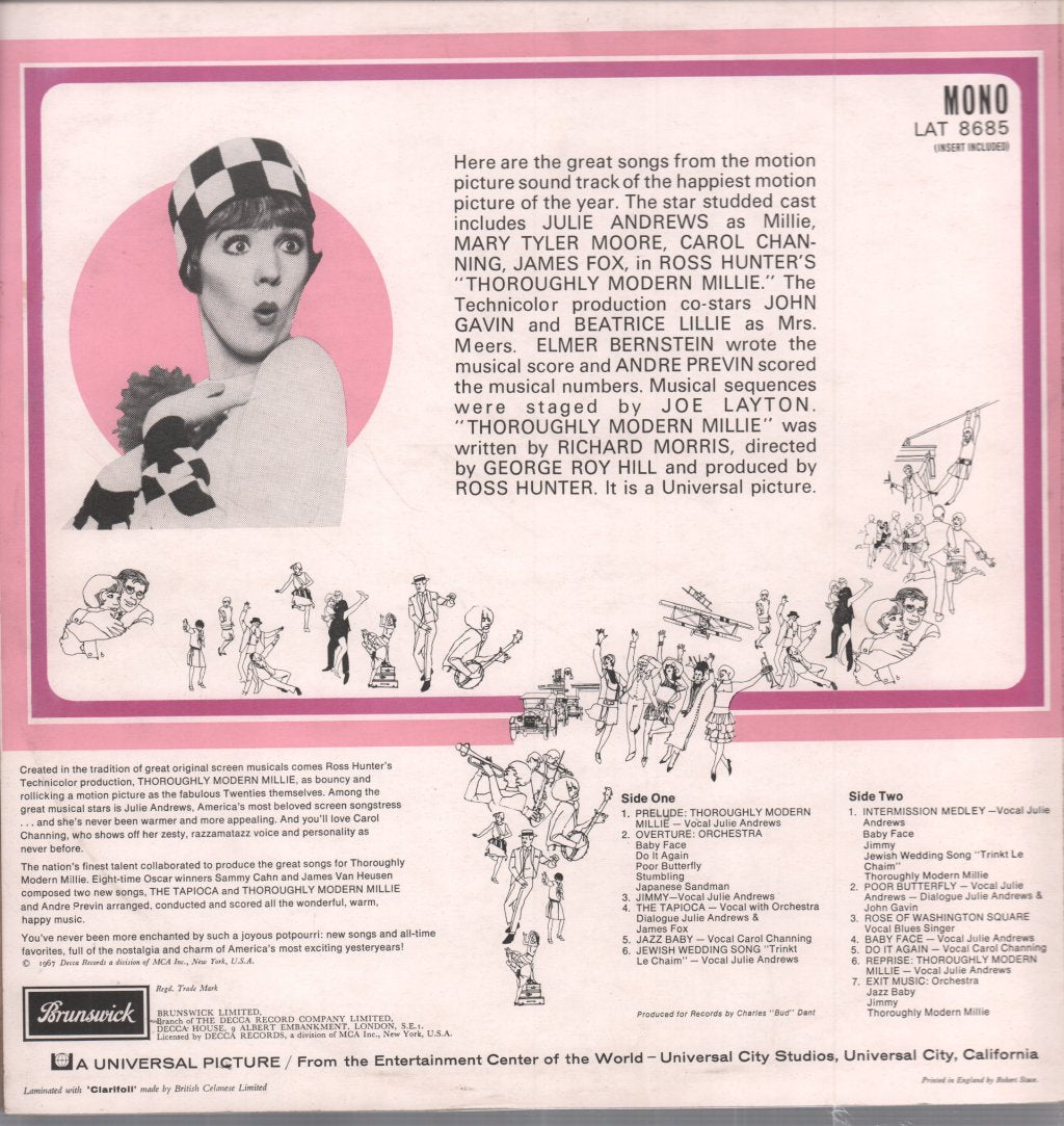 Thoroughly Modern Millie - Original Soundtrack - Lp
