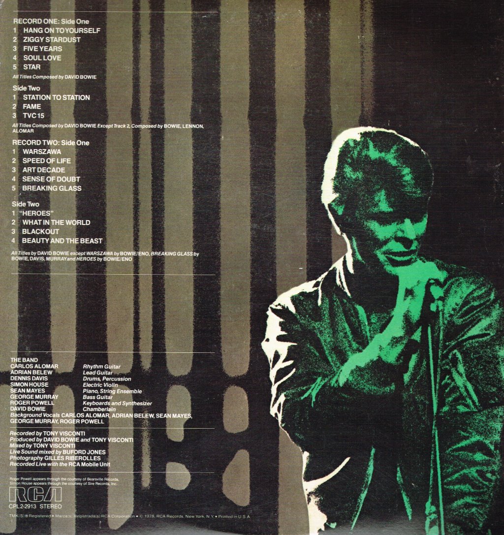 David Bowie - Stage - Double Lp – Vinyl Tap