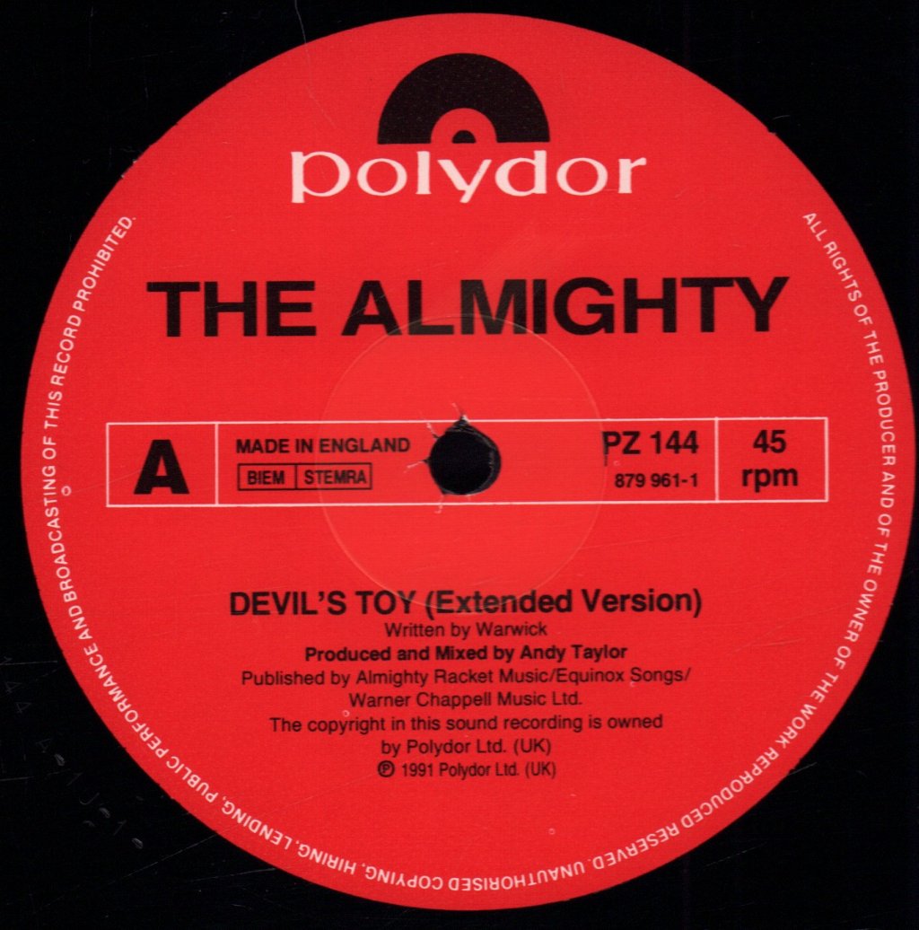 Almighty - Devil's Toy - 12 Inch