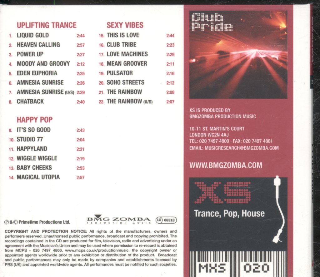 Various Artists - Club Pride - Cd