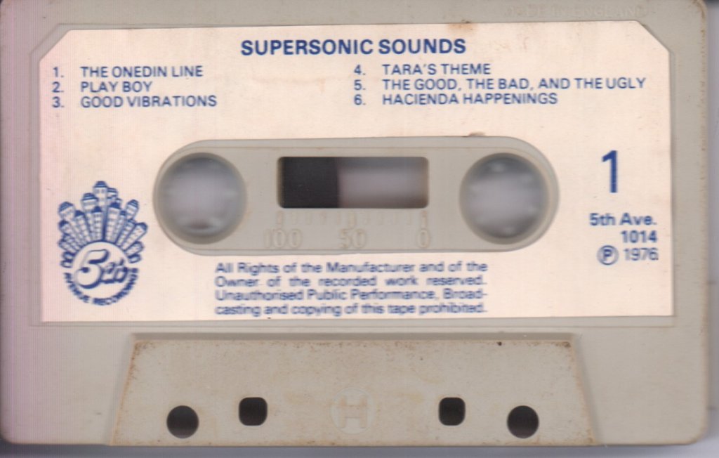 Eric Winstone & His Orchestra - Supersonic Sounds - Cassette