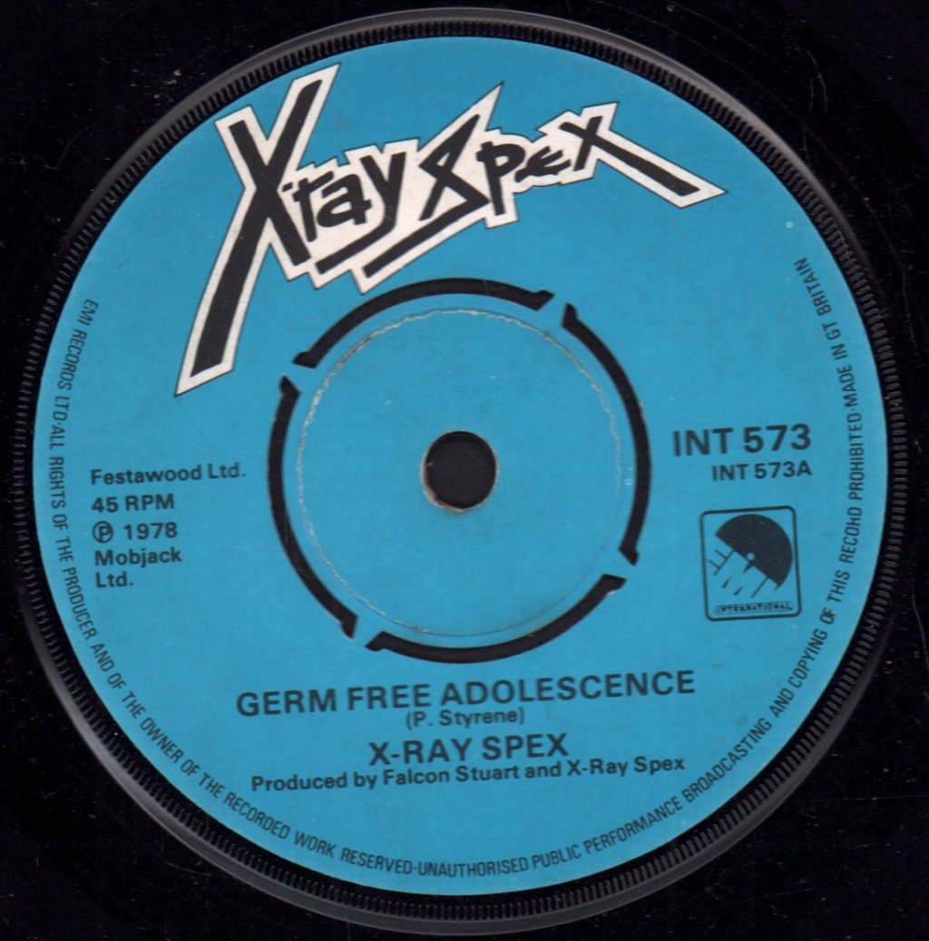 X-Ray Spex - Germ Free Adolescence - 7 Inch