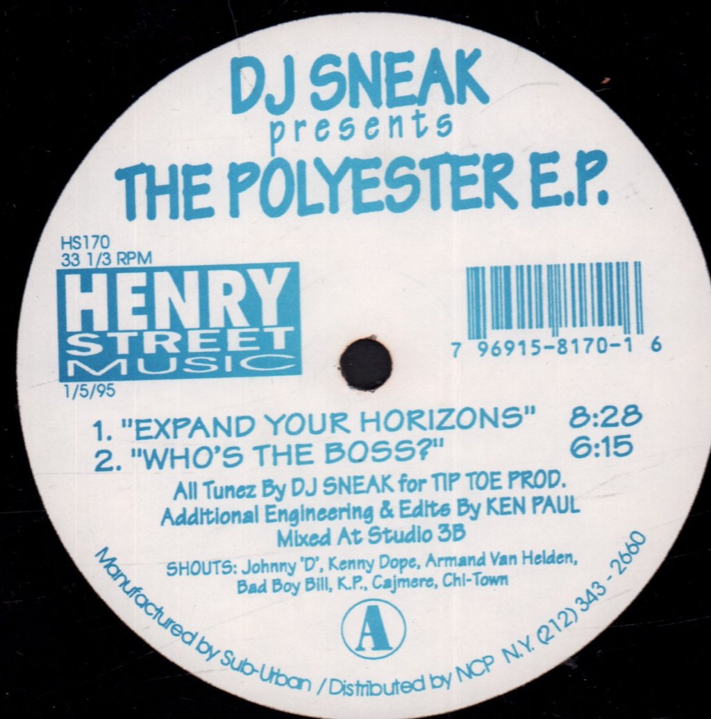 Dj Sneak - Polyester E.P. - 12 Inch