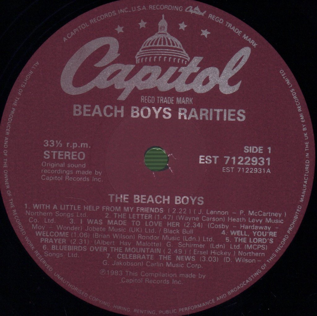 Beach Boys - Beach Boys Rarities - Lp