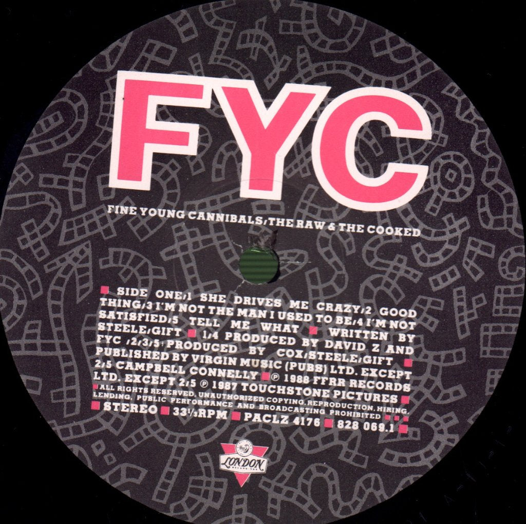 Fine Young Cannibals - Raw And The Cooked - Lp