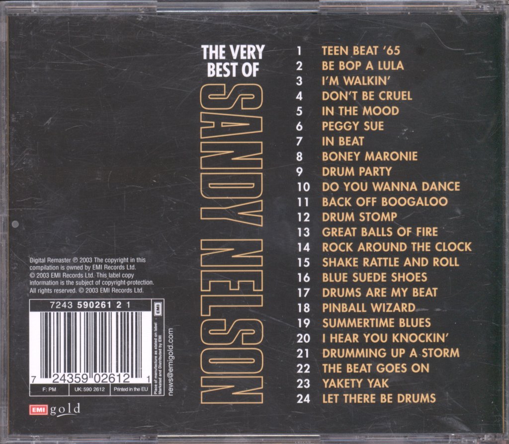 Sandy Nelson - Very Best Of Sandy Nelson - Cd