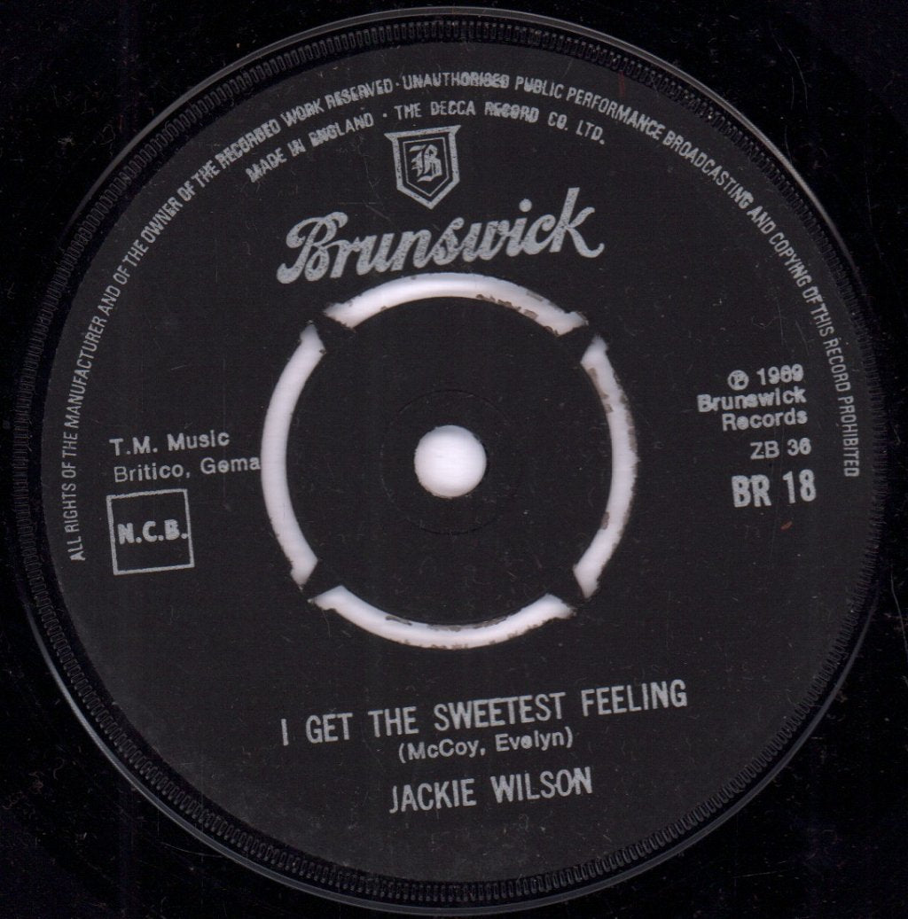 Jackie Wilson - I Get The Sweetest Feeling - 7 Inch