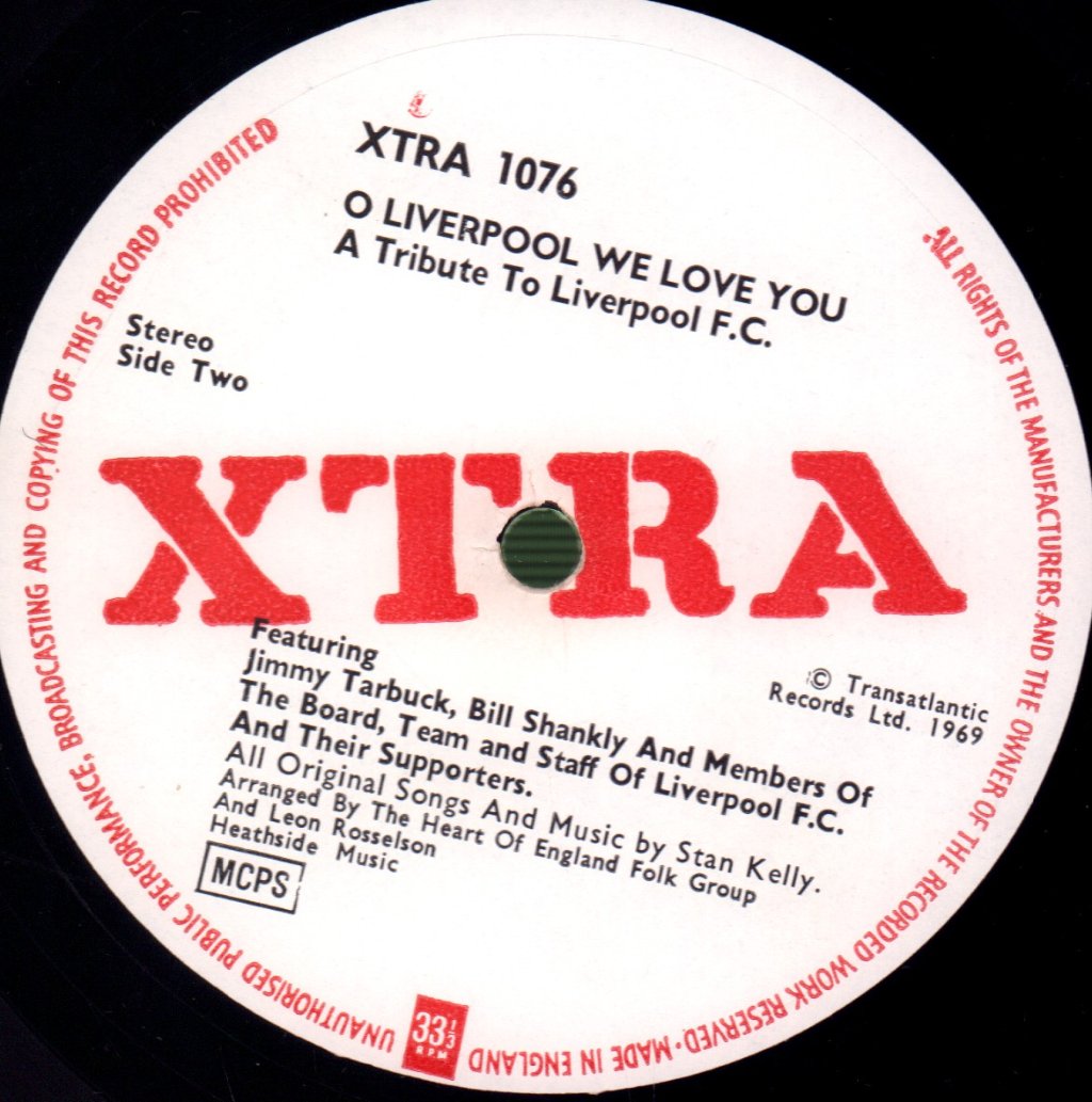 Stan Kelly - O Liverpool We Love You - Lp