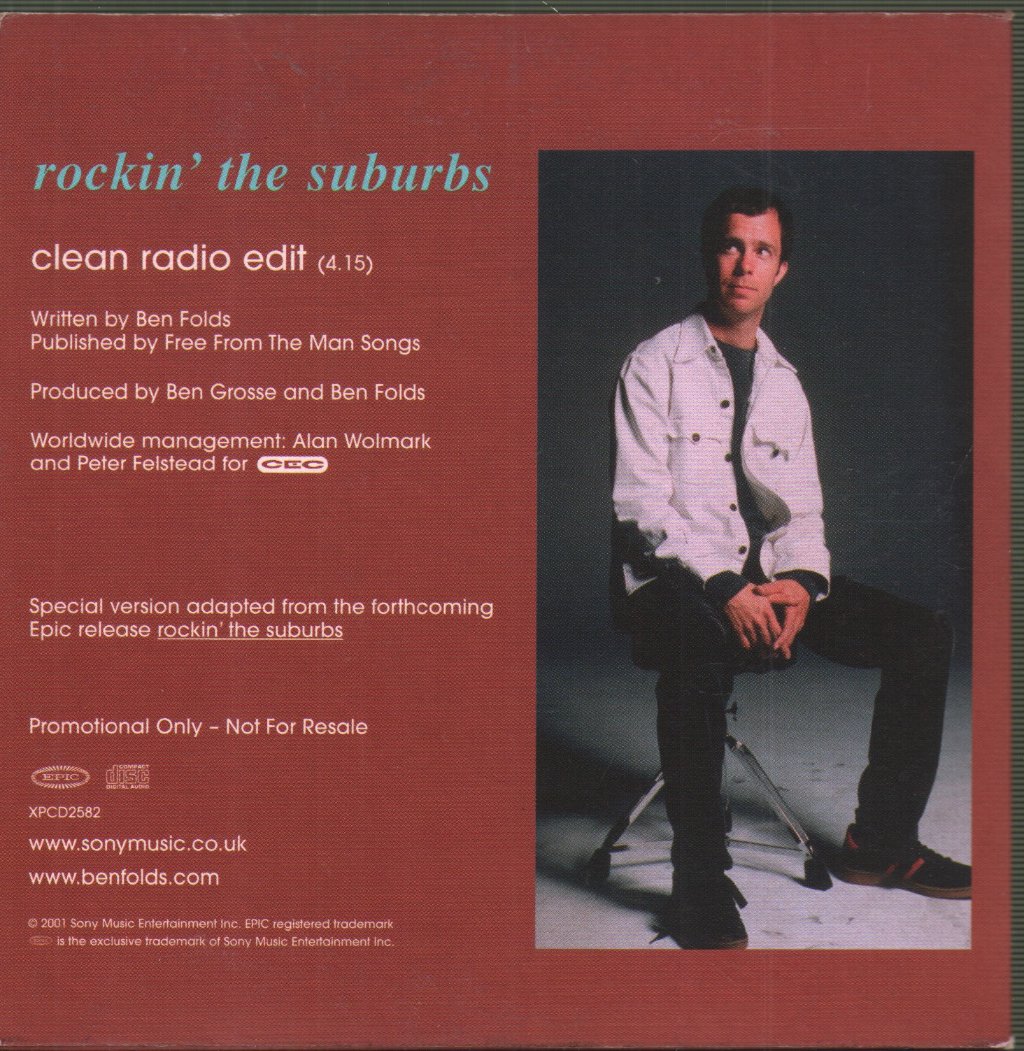 Ben Folds - Rockin' The Suburbs - Cdr