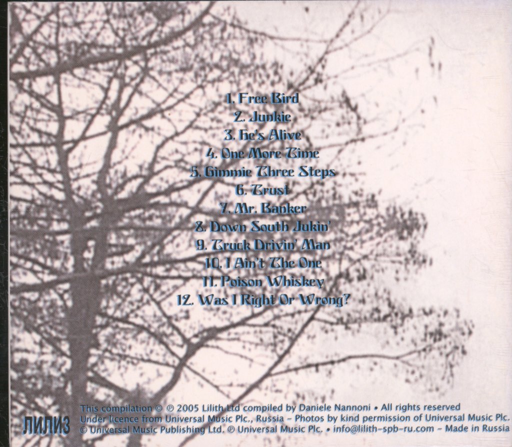 Lynyrd Skynyrd - Poison Whiskey - Cd