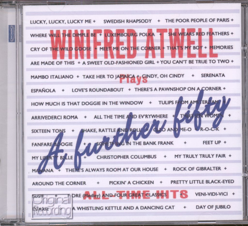 Winifred Atwell - Plays A Further Fifty All Time Hits - Cd