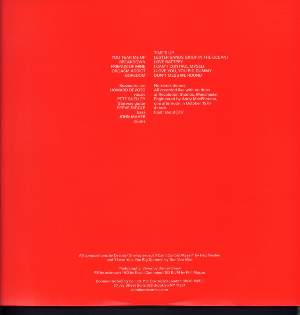 Buzzcocks - Time's Up - Lp
