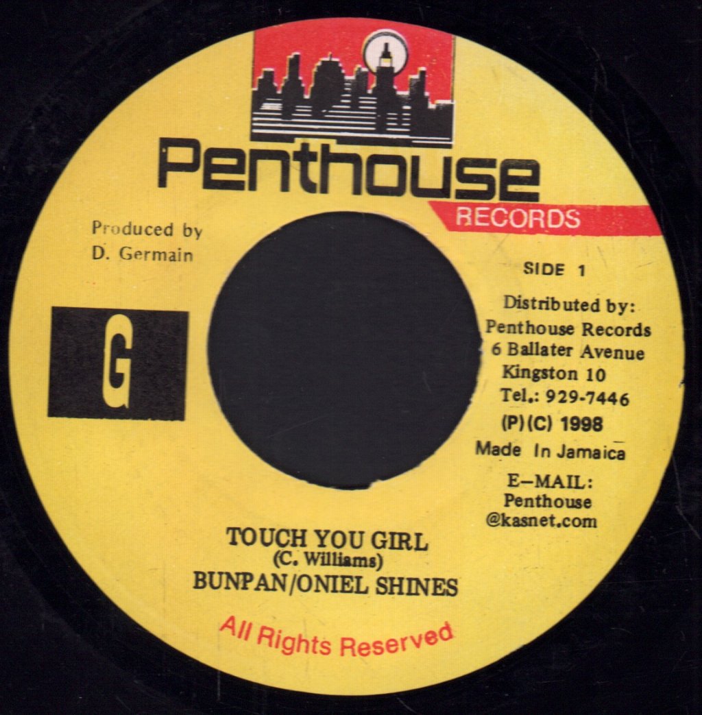 Bunpan/Oniel Shines - Touch You Girl - 7 Inch