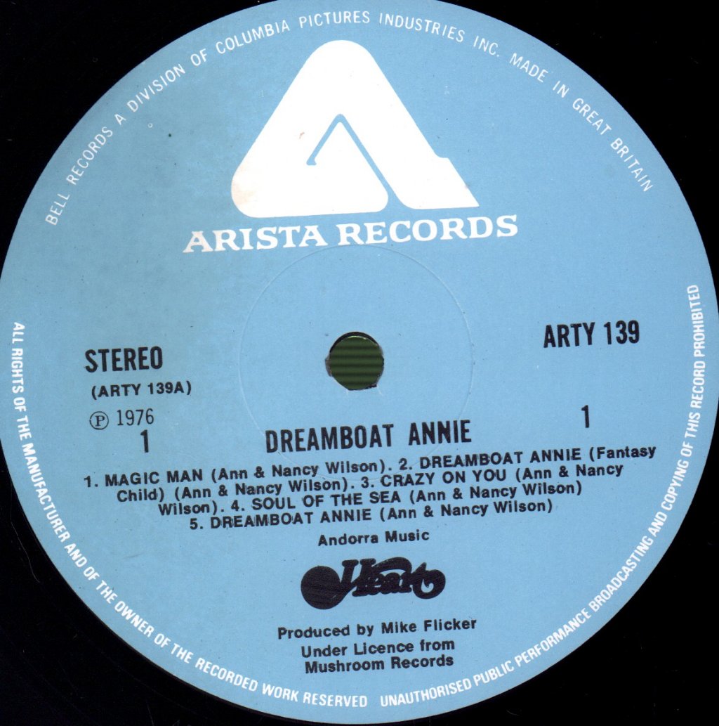 Heart - Dreamboat Annie - Lp