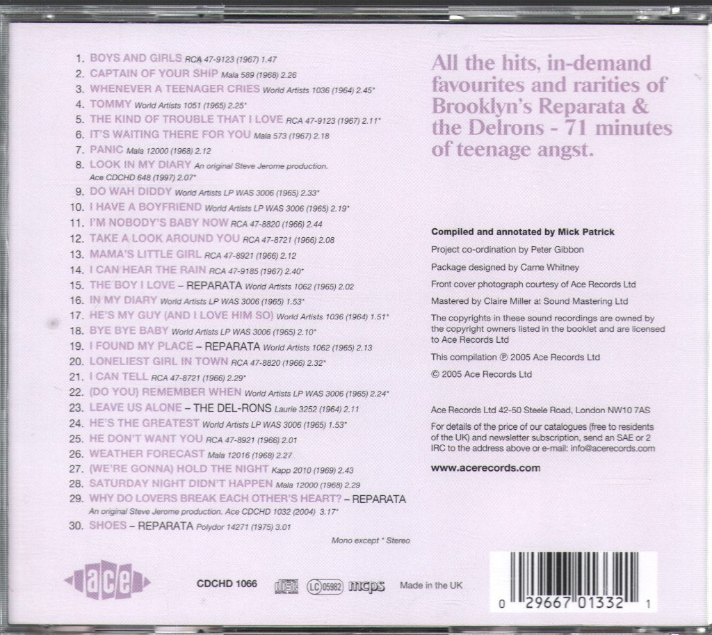 Reparata And The Delrons - Best Of... - Cd