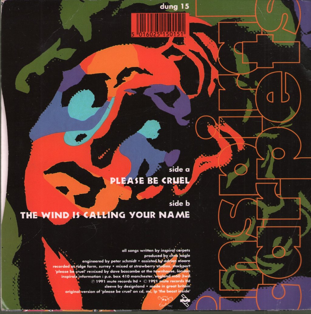 Inspiral Carpets - Please Be Cruel - 7 Inch