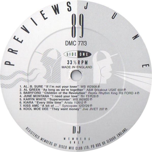 Various Artists - June 89 Previews - Lp