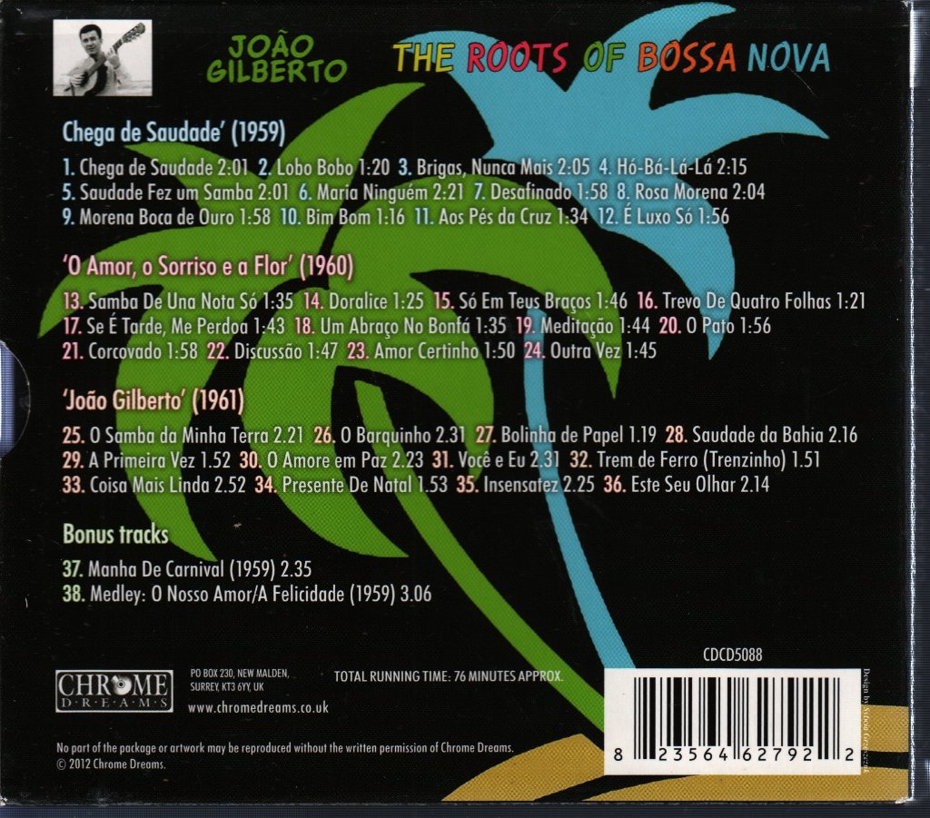 Joao Gilberto - Roots Of Bossa Nova - Cd