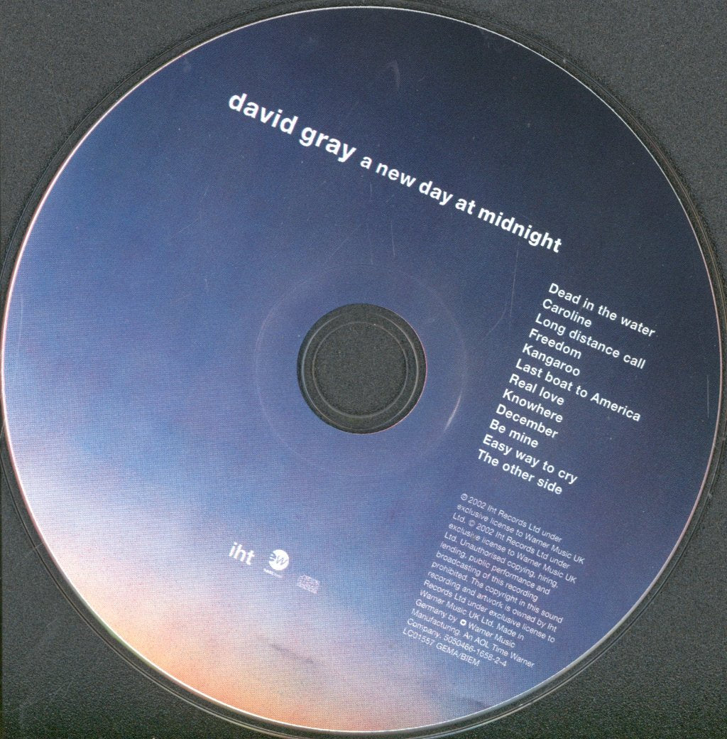 David Gray - A New Day At Midnight - Cd