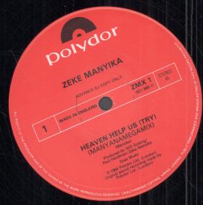 Zeke Manyika - Heaven Help Us - 12 Inch