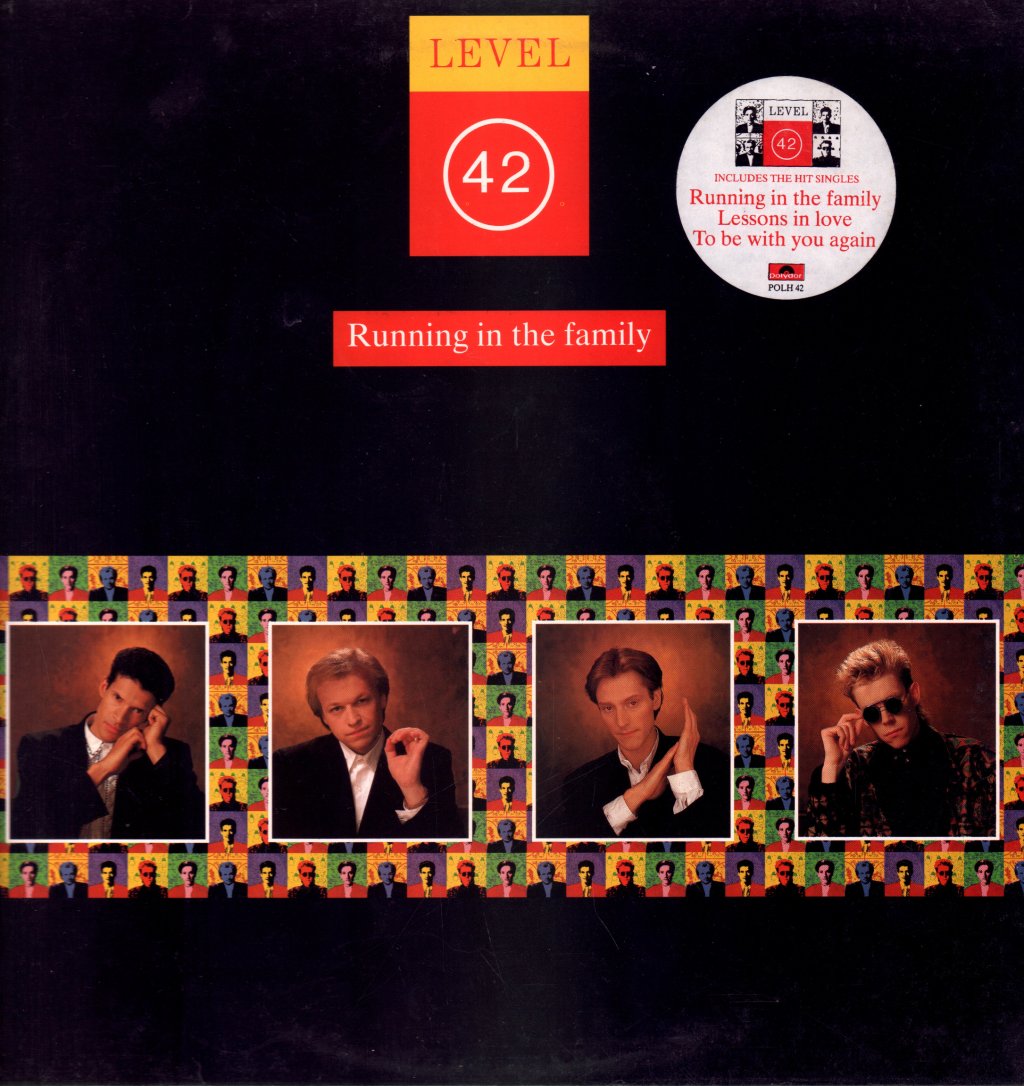 Level 42 - Running In The Family - Lp