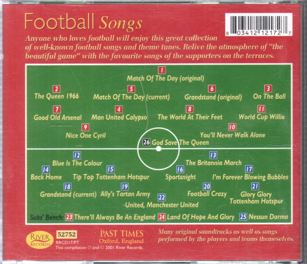 Various Artists - Football Songs - Cd