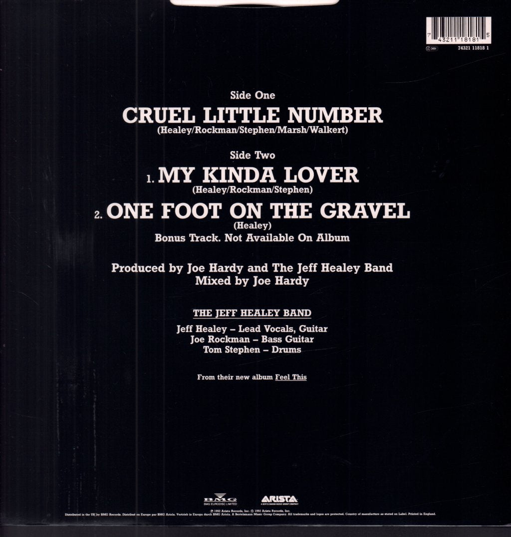 Jeff Healey Band - Cruel Little Number - 12 Inch