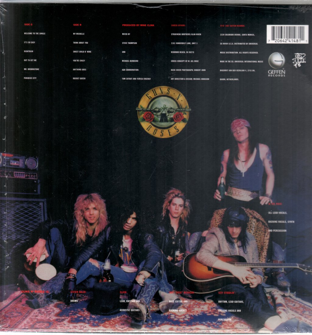 Guns N Roses - Appetite For Destruction - Lp