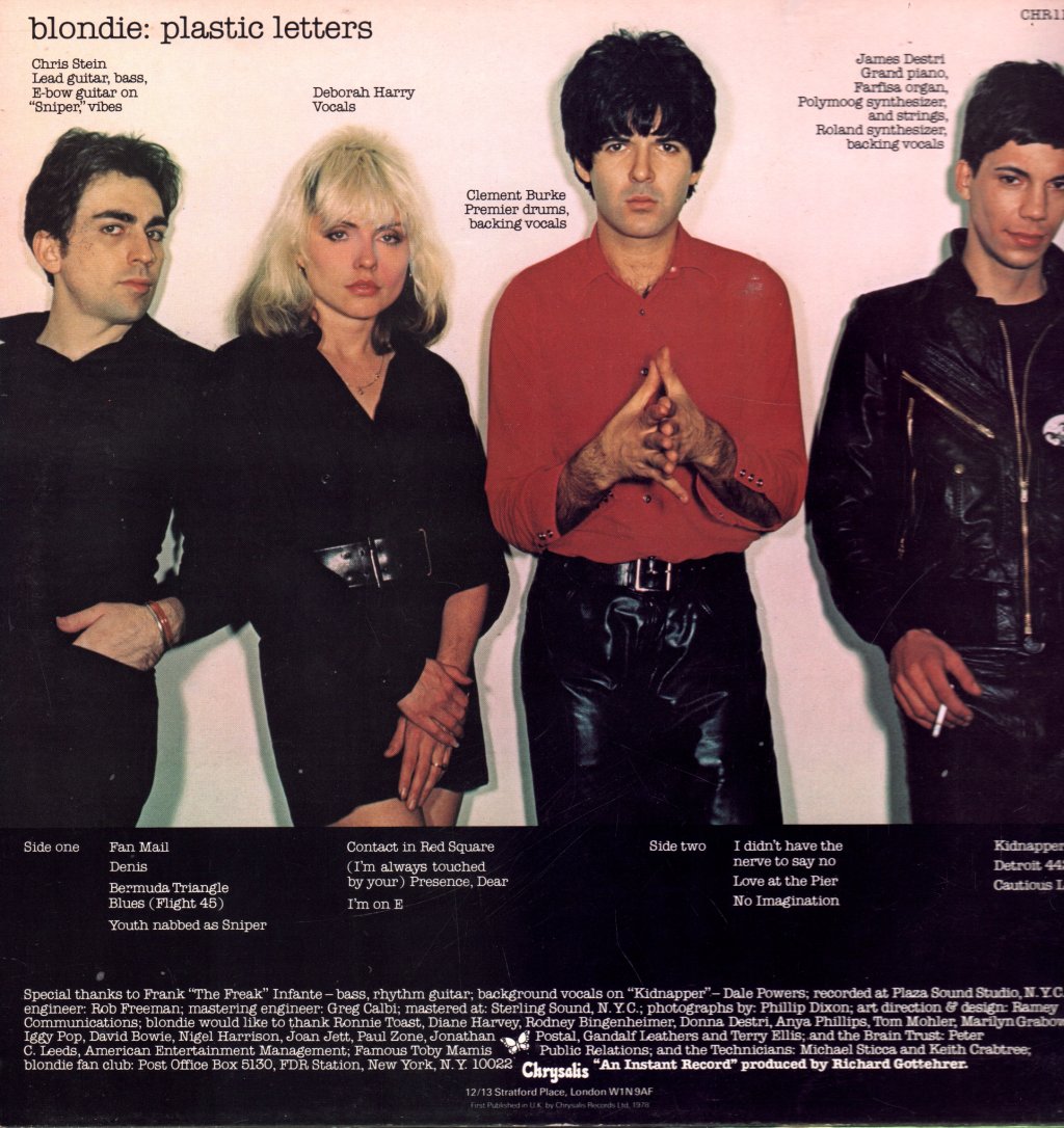 Blondie - Plastic Letters - Lp