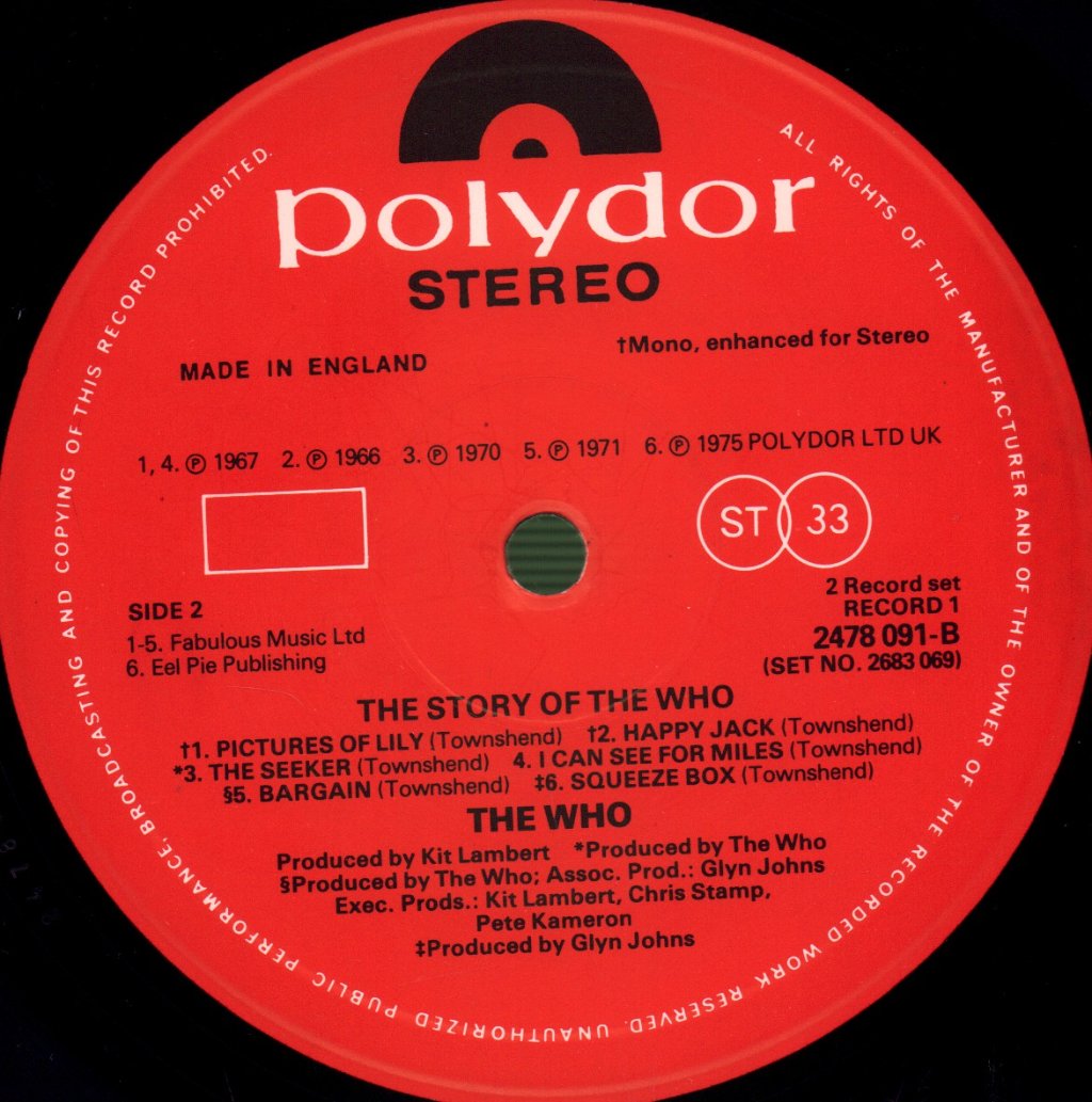 Who - Story Of - Double Lp