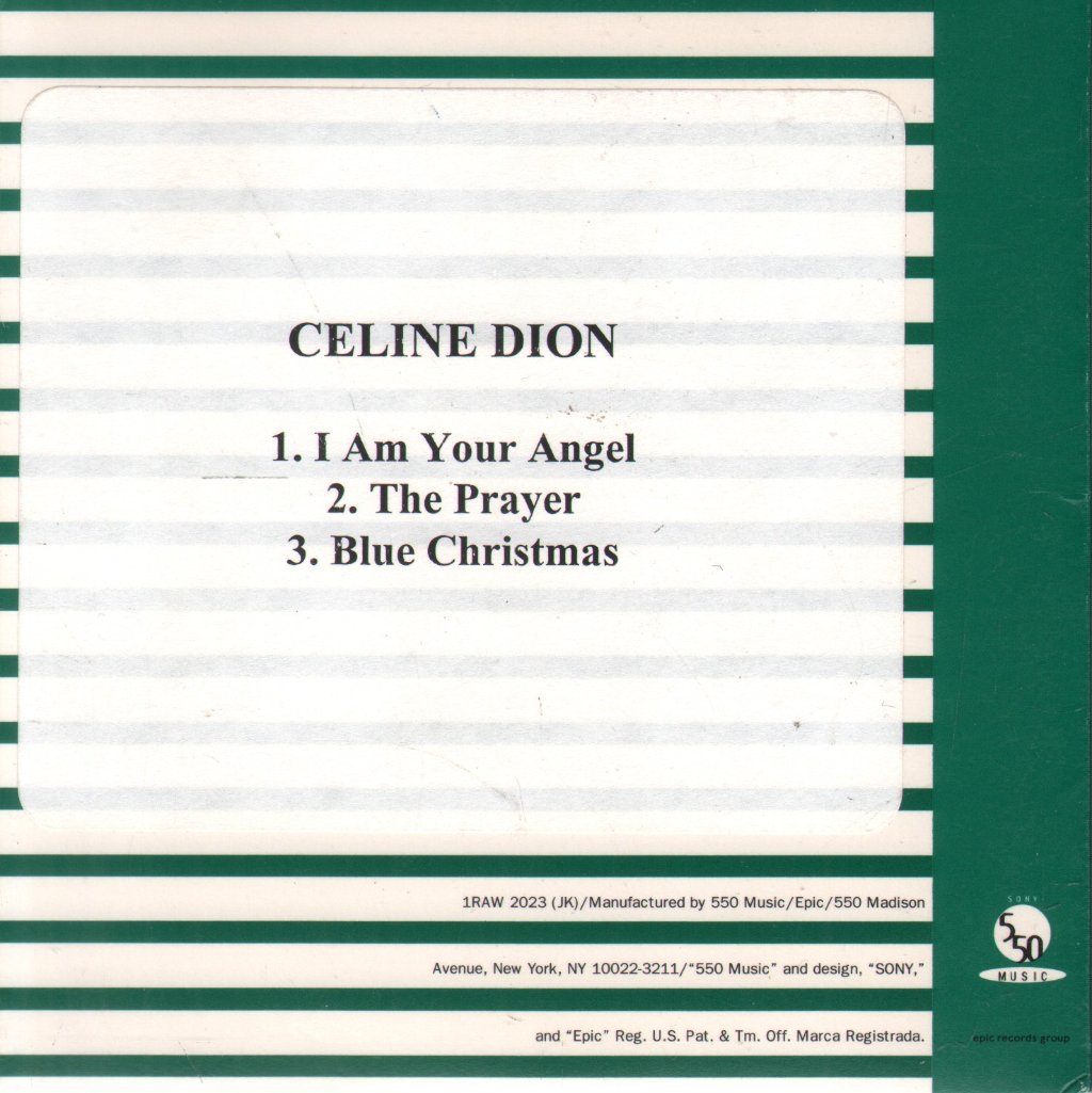 Celine Dion - I Am Your Angel - Cdr