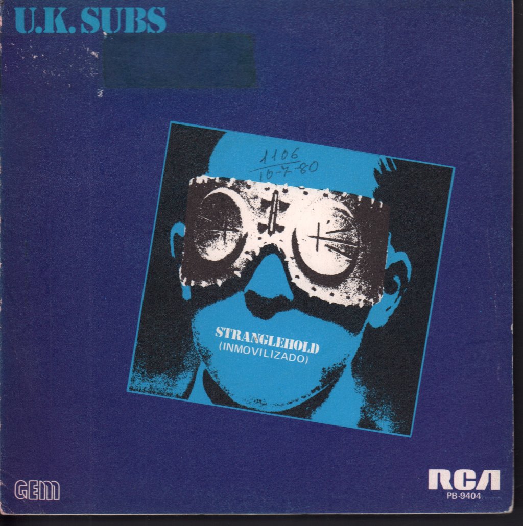 UK Subs - Stranglehold - 7 Inch