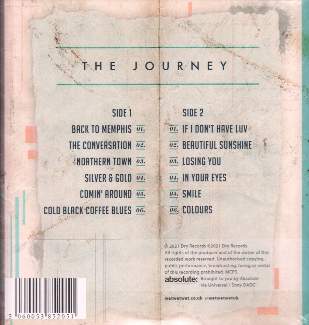 Wet Wet Wet - Journey - Lp