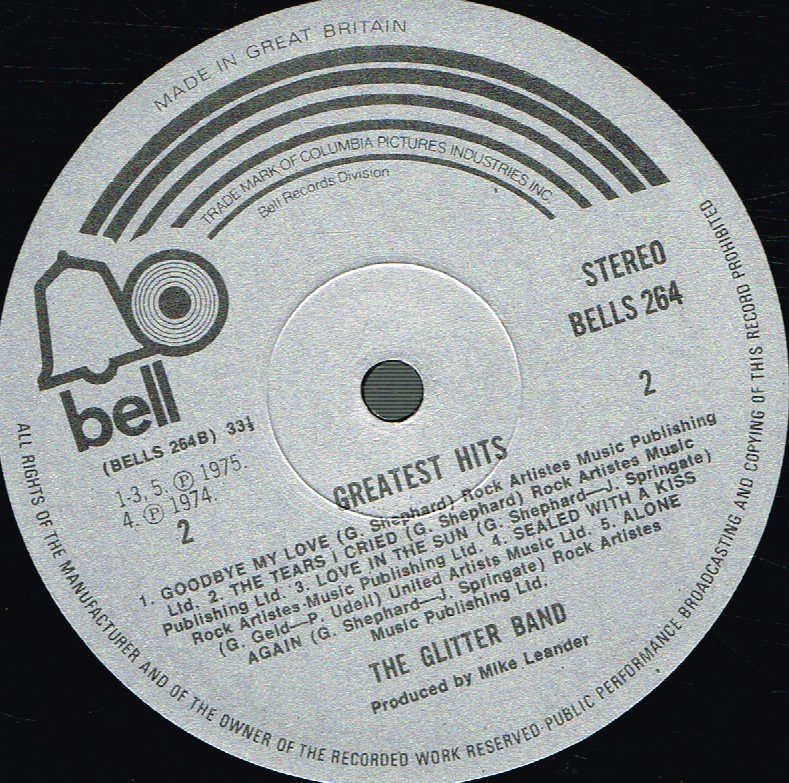 Glitter Band - Greatest Hits - Lp