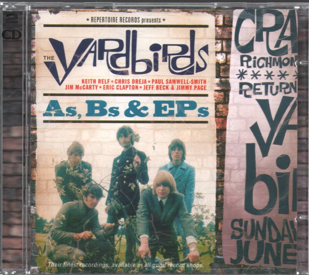 Yardbirds - As, Bs & EPs - Double Cd