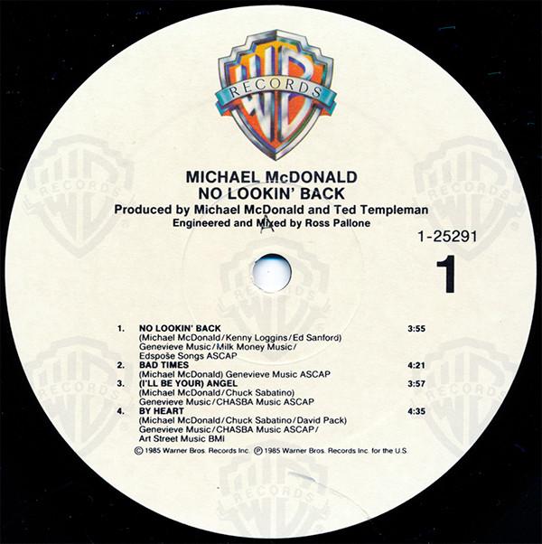 Michael McDonald - No Lookin' Back - Lp
