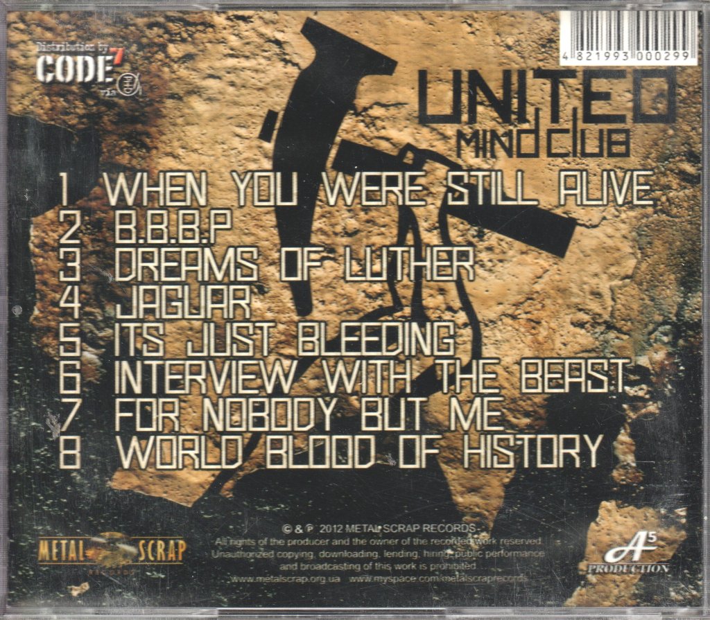 United Mind Club - World Bloody History - Cd