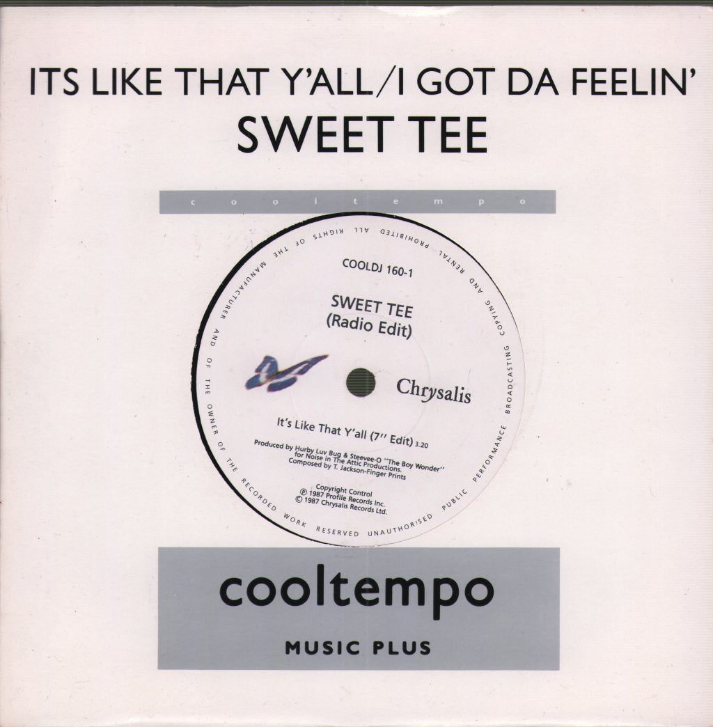 Sweet Tee - Its Like That y'all/I Got Da Feelin' - 7 Inch