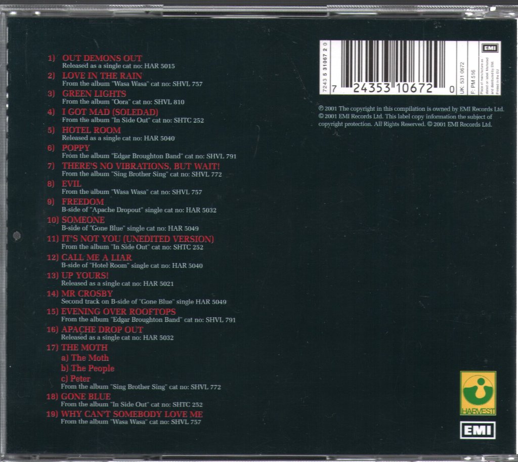 Edgar Broughton Band - Out Demons Out: The Best Of - Cd