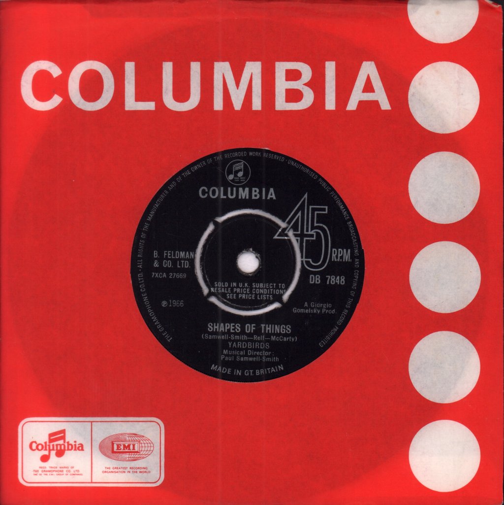 Yardbirds - Shapes Of Things - 7 Inch