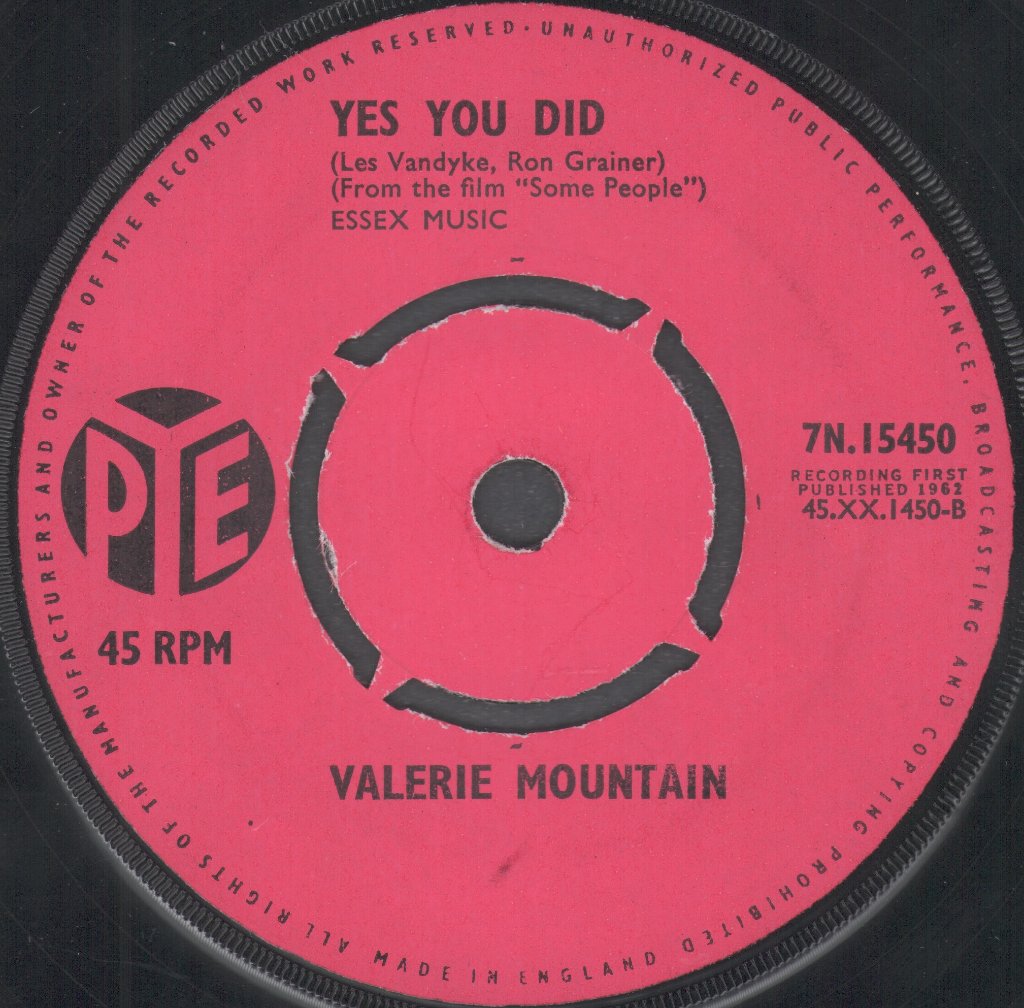 Valerie Mountain And The Eagles - Some People - 7 Inch