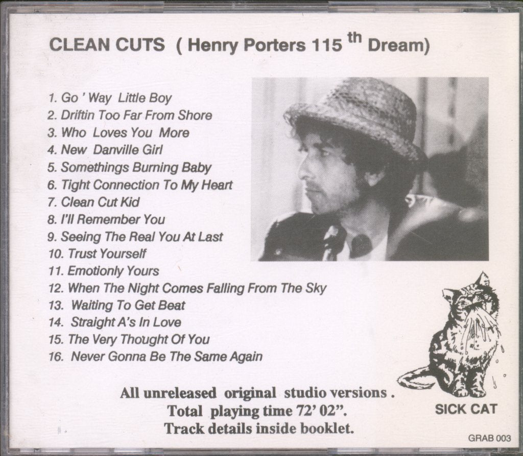 Bob Dylan - Clean Cuts (Henry Porters 115th Dream) - Cd