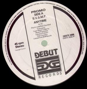B.V.S.M.P. - Anytime - 12 Inch
