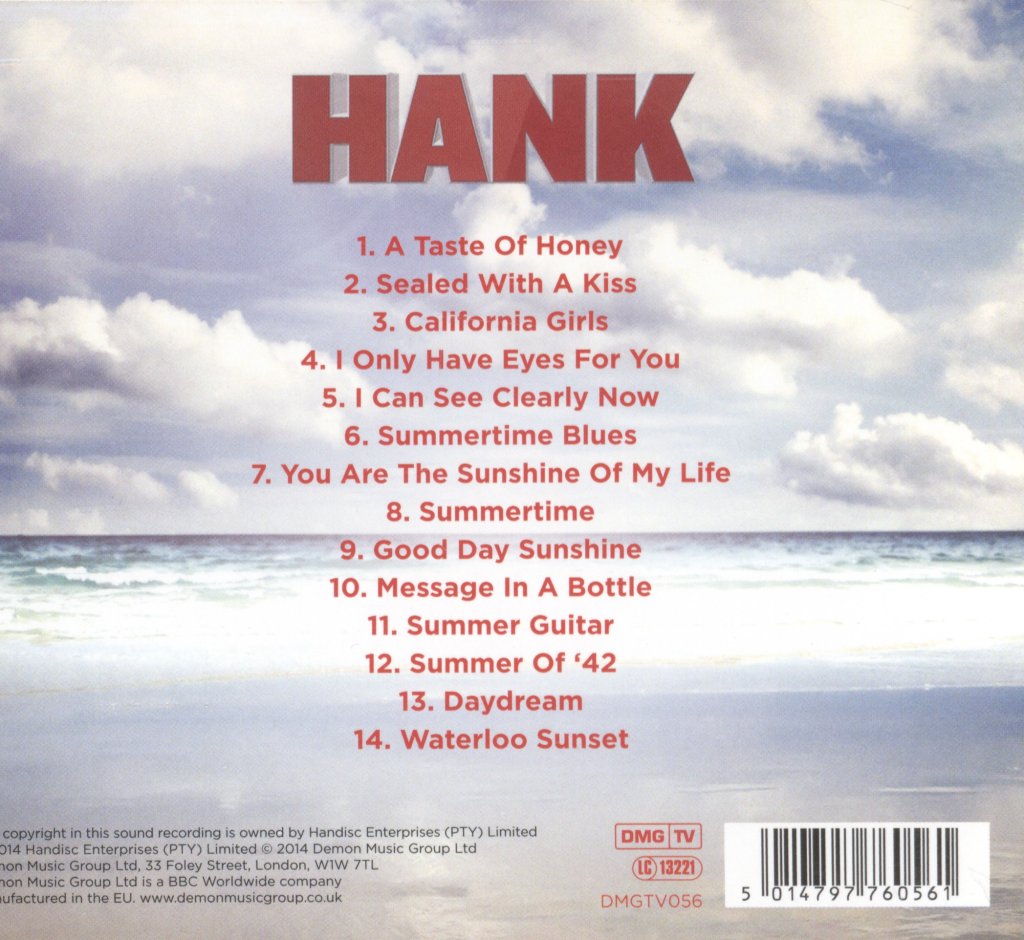 Hank Marvin - Hank - Cd