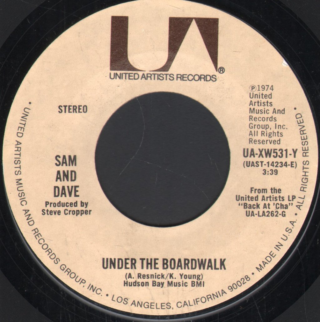 Sam And Dave - Under The Boardwalk - 7 Inch