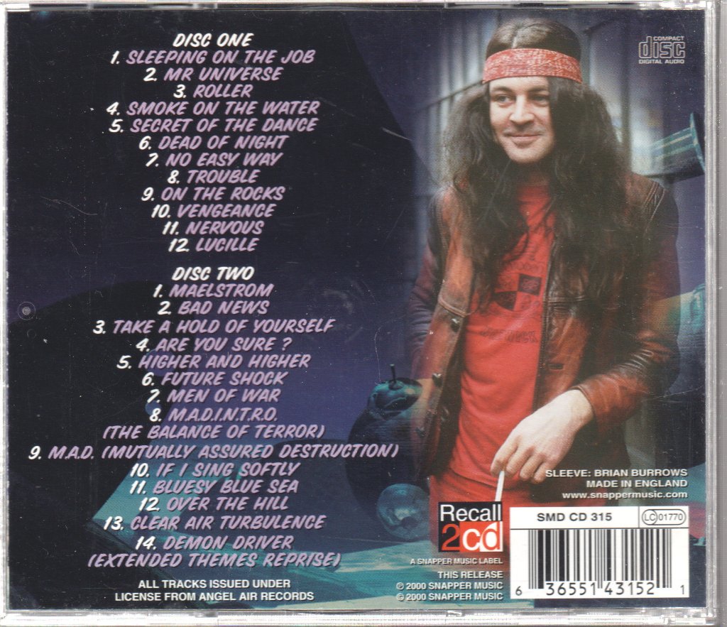 Ian Gillan Band - No Fire Without Smoke - Double Cd