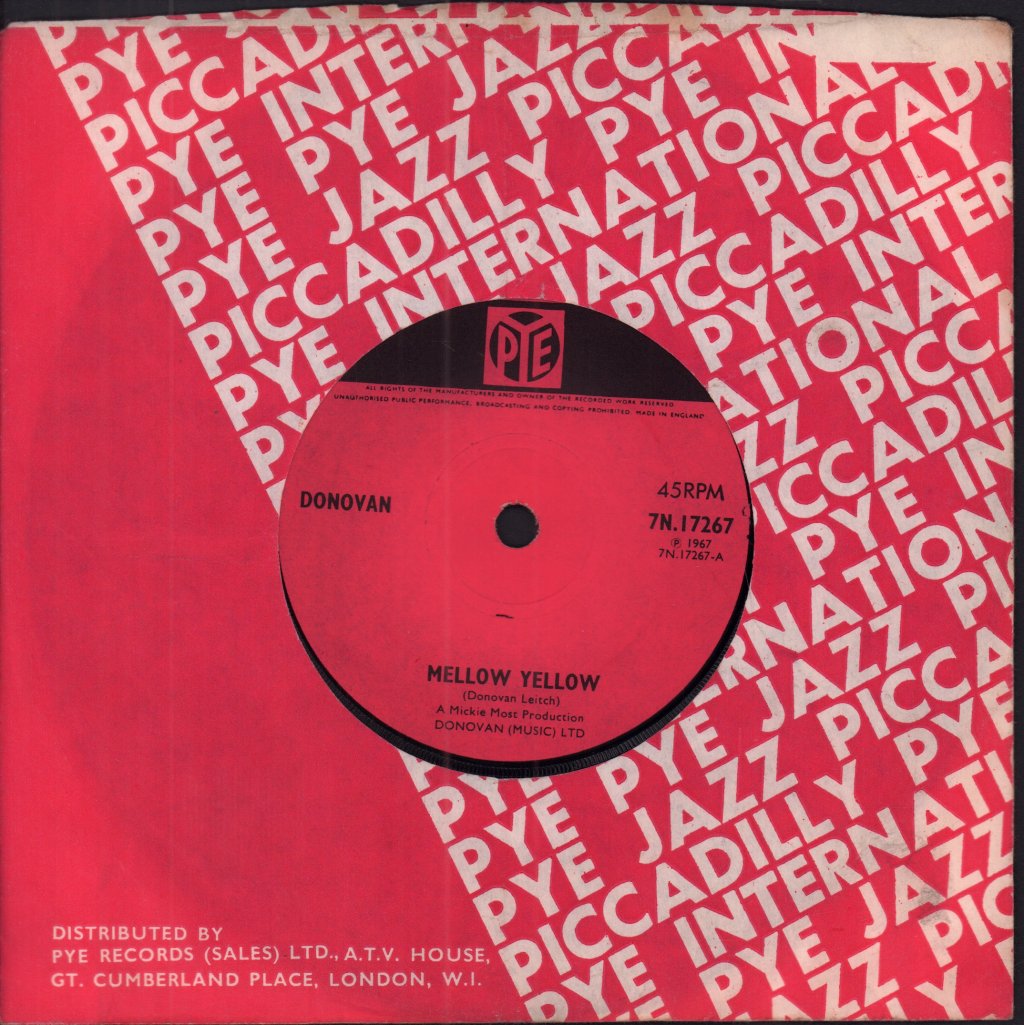 Donovan - Mellow Yellow - 7 Inch